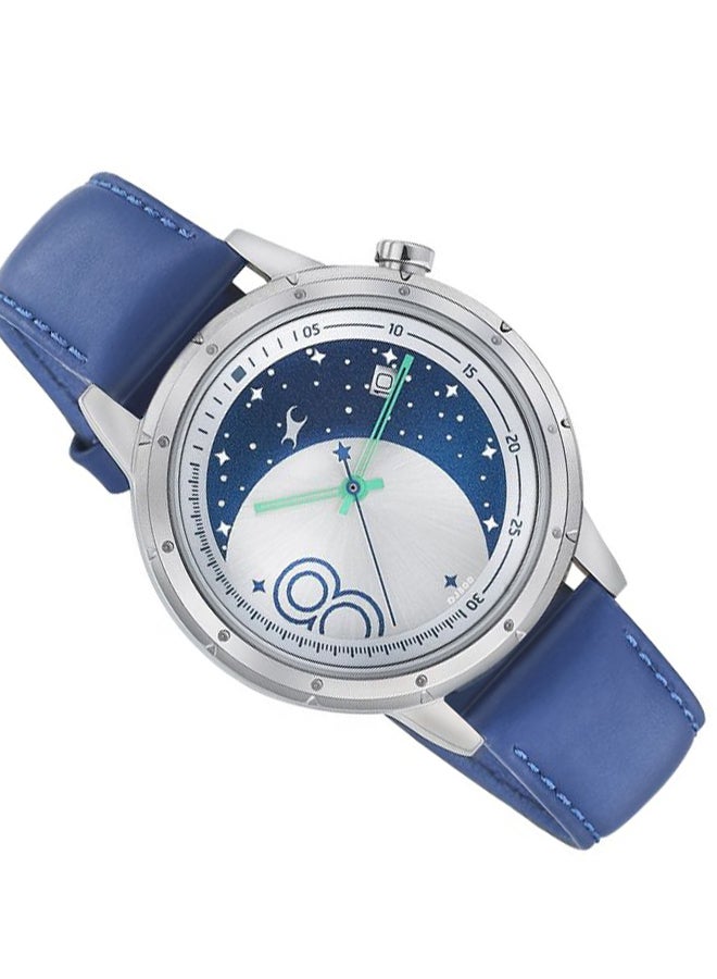 fastrack - Girls' Leather Analog Watch T6194SL01 - Image 1