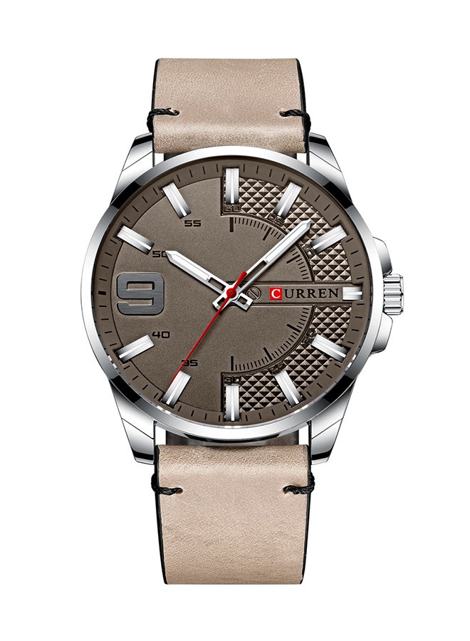 كارين ساعة كوارتز بسوار جلدي أصلي مقاومة للماء 8371 - Image 1