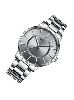 CURREN Men's Waterproof Stainless Steel BAnd Casual Quartz Watch 8385 - 45 mm - Silver  - Image 4