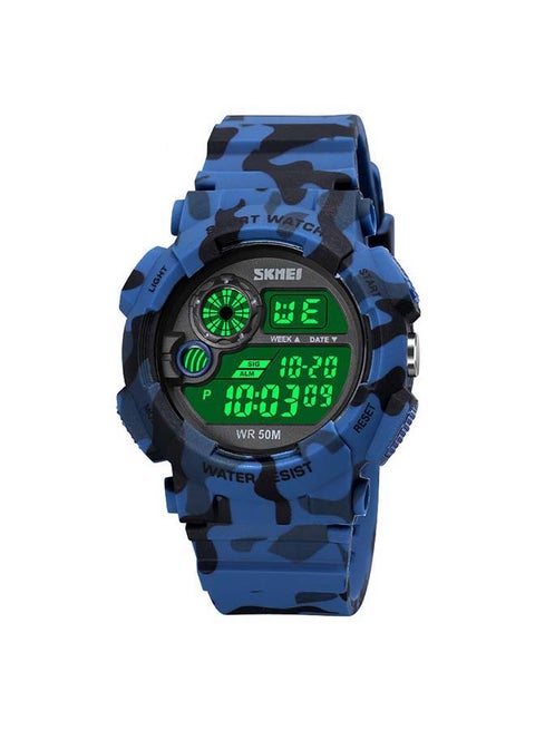 Men's 1718 Army Shock Fitness Back light Speed Monitor Digital Watch