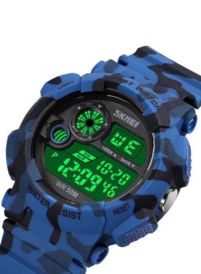 Men's 1718 Army Shock Fitness Back light Speed Monitor Digital Watch