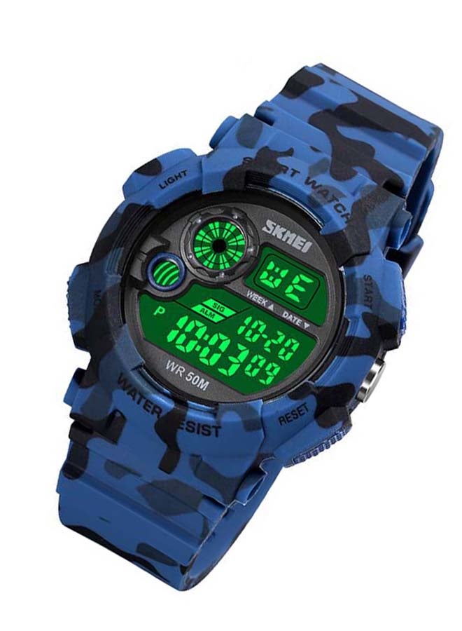 Men's 1718 Army Shock Fitness Back light Speed Monitor Digital Watch