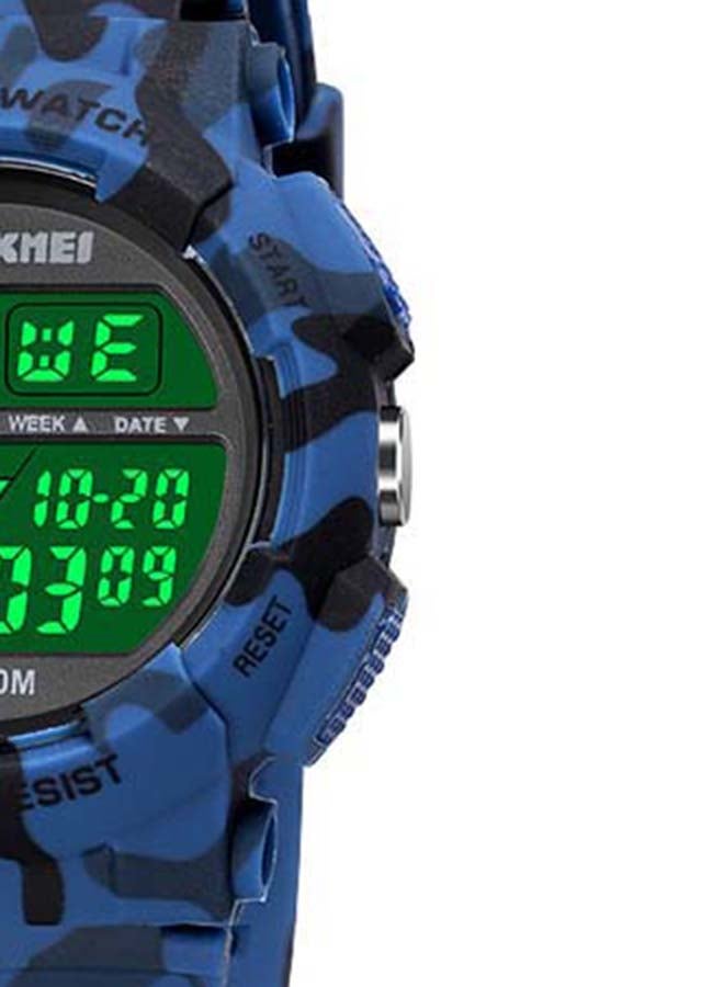 Men's 1718 Army Shock Fitness Back light Speed Monitor Digital Watch