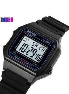 SKMEI Men's 1698 Square Digital Luminous 5 ATM Waterproof Luxury Sport smart Wrist Watch  - Image 2