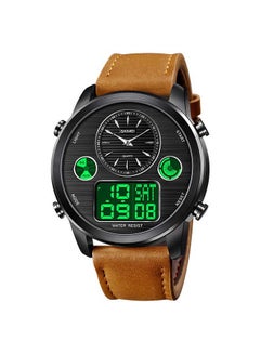 Men's 1653 Time Sport Analog Digital Leather Watch