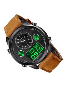 SKMEI Men's 1653 Time Sport Analog Digital Leather Watch  - Image 5