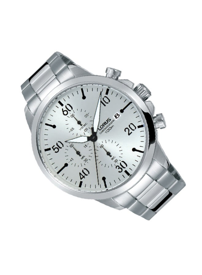 لوراس ساعة يد كرونوغراف رياضية بسوار من الإستانلس ستيل طراز RM345EX9 للرجال - Image 4