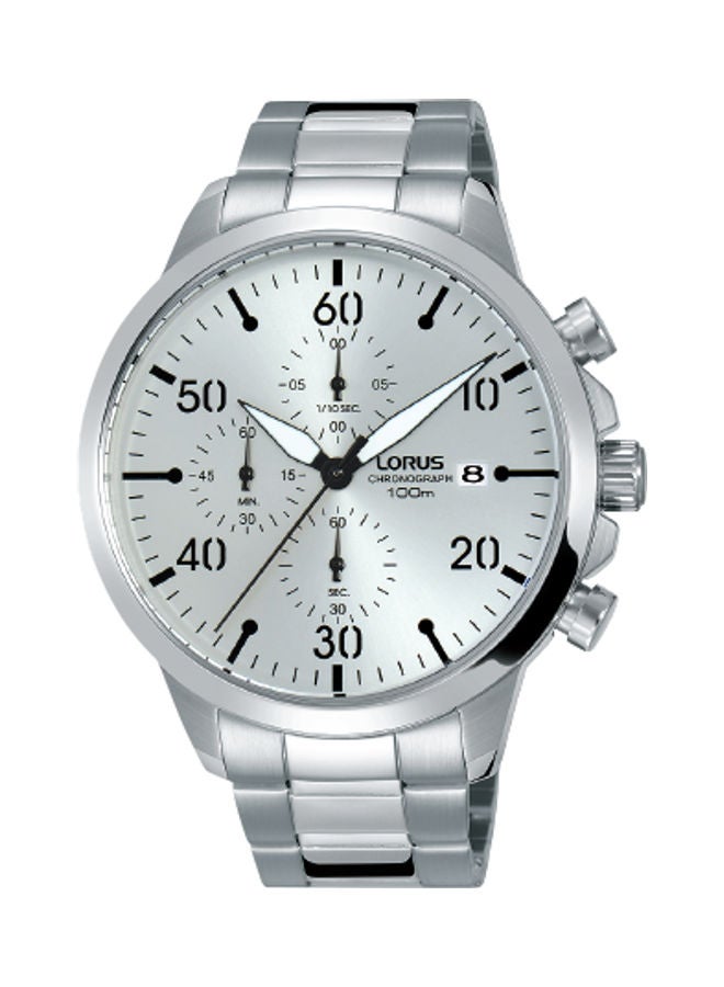 لوراس ساعة يد كرونوغراف رياضية بسوار من الإستانلس ستيل طراز RM345EX9 للرجال - Image 1