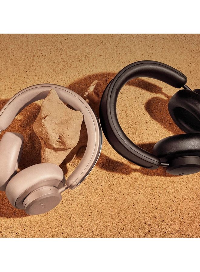 Urbanista Los Angeles Solar Powered Active Noise Cancelling Headphones With Infinite Playtime Powerfoyle Self Charging Wireless Over Ear Bluetooth 5.0 Earphones On Ear Detection Midnight Black  - Image 5