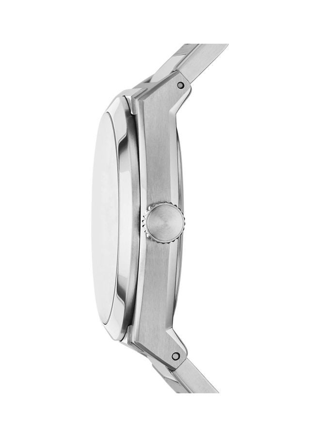 فوسيل ساعة يد أنالوج دائرية الشكل من الفولاذ المقاوم للصدأ - FS5985 - 42 مم - Image 3