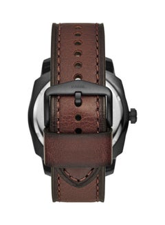 FOSSIL Men's Analog Round Shape Leather Wrist Watch - FS5972 - 49 mm  - Image 2
