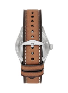 FOSSIL Men's Analog Round Shape Leather Wrist Watch - FS5975 - 40 mm  - Image 2