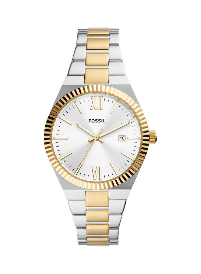 FOSSIL - Women's Analog Round Shape Stainless Steel Wrist Watch - ES5259 - 38 mm - Image 1