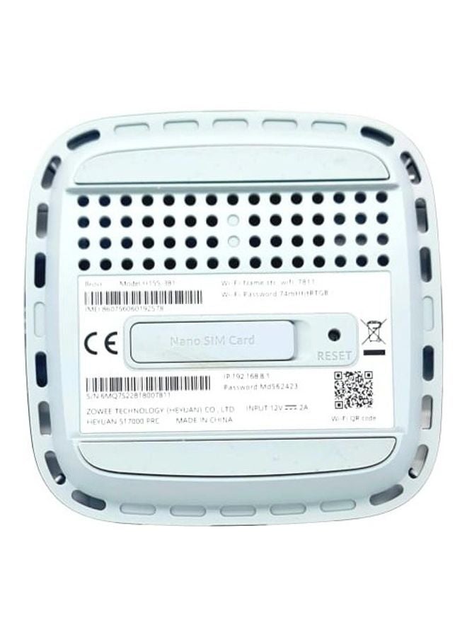 STC - 5G CPE 5 Router - Latest Version of STC SuperSpeed WiFi 6 - Download Speed Up to 3600Mbps "Support All Networks" H155-381 | White - Image 1
