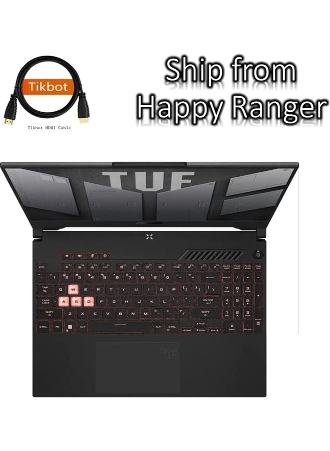 ASUS - TUF Gaming A15 (Upgraded Version) Laptop With 15.6-Inch Display, AMD Ryzen 7-6800H Processor/16GB RAM/1TB SSD/4GB â€ŽNVIDIA GeForce RTX 3050 Ti Graphics Card/Windows 11 With HDMI Cable English Black - Image 1