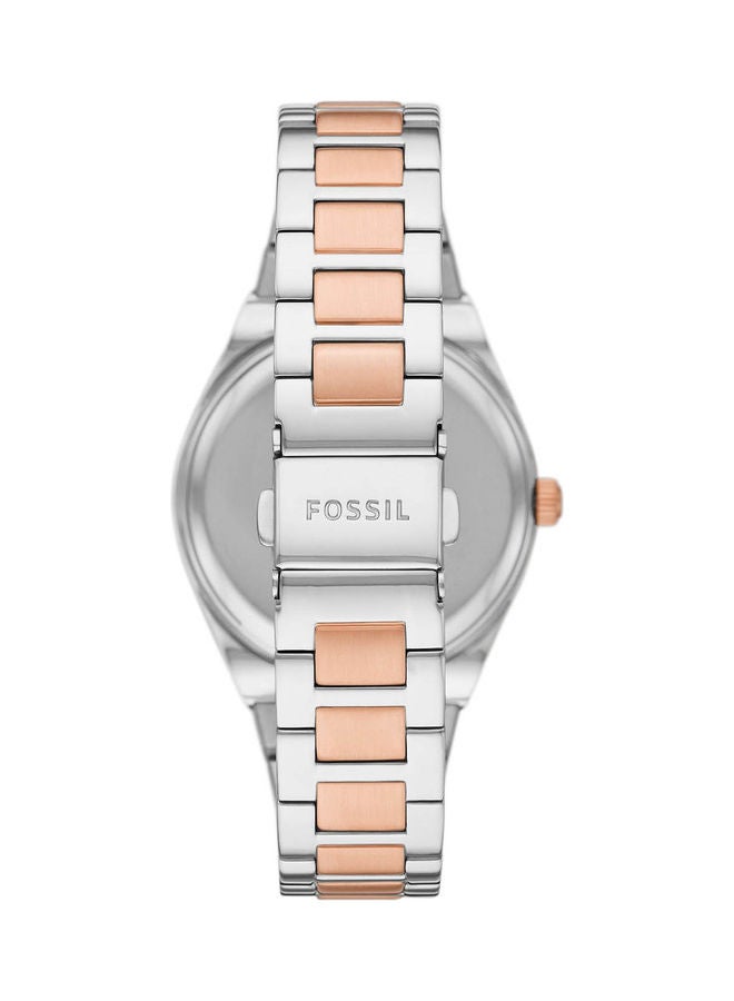 فوسيل ساعة يد أنالوج دائرية الشكل من الفولاذ المقاوم للصدأ - ES5261 - 38 مم - Image 2