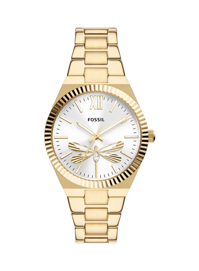 Women's Analog Round Shape Stainless Steel Wrist Watch - ES5262 - 38 mm