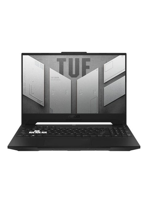 TUF Gaming Dash F15 (FX517ZC-HN063W) مع شاشة مقاس 15.6 بوصة، ومعالج Core i7-12650H / ذاكرة وصول عشوائي سعة 16 جيجابايت / محرك أقراص SSD سعة 512 جيجابايت / بطاقة رسومات NVIDIA GeForce RTX 3050 سعة 4 جيجابايت / نظام تشغيل Windows 11 /