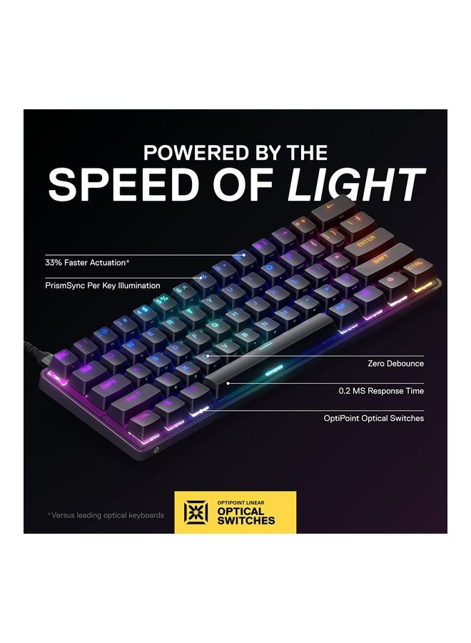ستيل سيريز - Apex 9 Mini - لوحة مفاتيح ميكانيكية للألعاب في الولايات المتحدة - Image 1