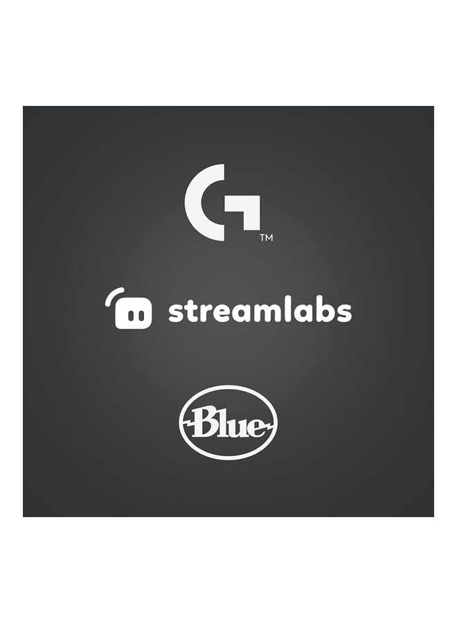 Logitech - Blue Yeti Game Streaming USB Condenser Microphone Kit With Voice Exclusive Stream Labs Themes Custom Pop Filter 988-000521 Black - Image 1