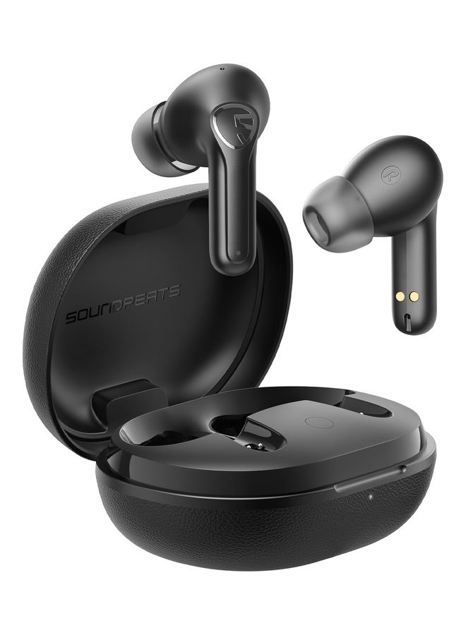 SoundPEATS Life Wireless Earbuds Active Noise Cancelling BT V5.2 With 4 Mic 12mm Driver AI ENC For Clear Calls ANC Earphones Black  - Image 2