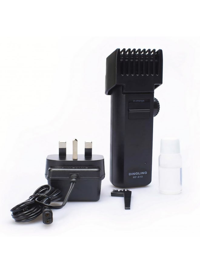 DINGLING - Electric Hair Clipper  RF-610 black 15.9x 3.7x 3cm - Image 1