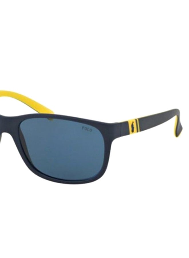 رالف لورين نظارة شمسية بإطار مستطيل طراز PH 4109 558880 للرجال - Image 5