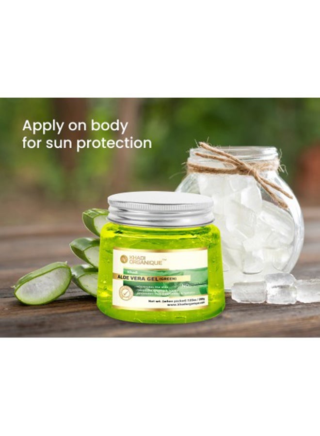 Khadi ORGANIQUE - Aloe Vera Gel Green 200grams - Image 1