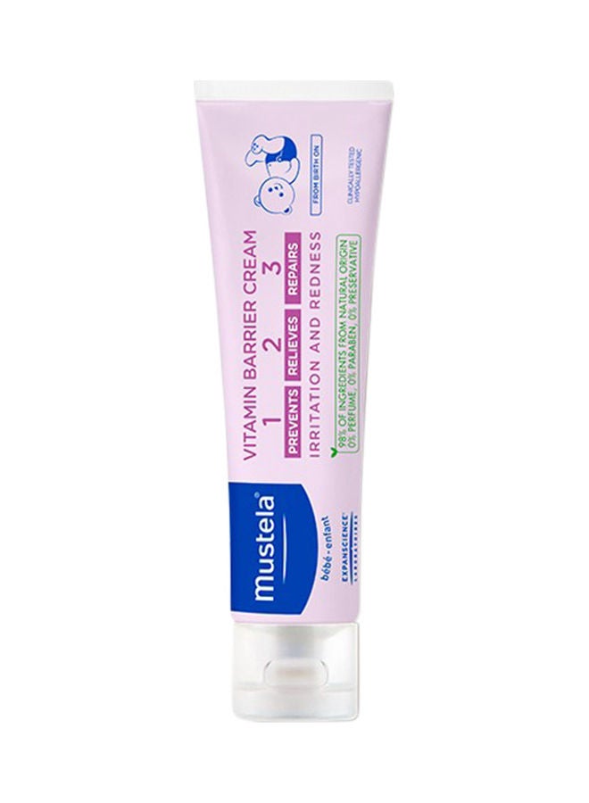 Mustela Vitamin 1,2,3 Barrier Baby Cream 50Ml + Cleansing Gel 50Ml (free) + Moisturising Body Lotion 50Ml (free) - Image 2