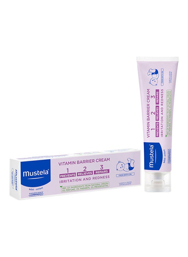 Mustela Vitamin 1,2,3 Barrier Baby Cream 50Ml + Cleansing Gel 50Ml (free) + Moisturising Body Lotion 50Ml (free) - Image 3