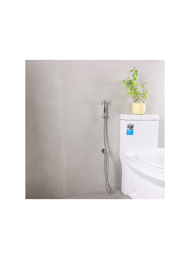 milano - Luxury Brass Shattaf Set Chrome Standard - Image 1