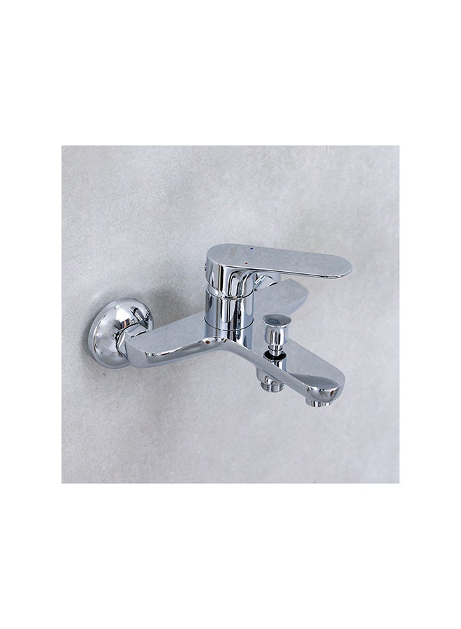 milano Verdi Bath Mixer With Shower Set Chrome Standard - Image 4