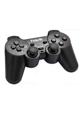HAVIT HV-G69 USB Wired Vibration Game Pad Remote Joystick with Plug and Play support for all PC Games, Black - v1678968257/N53392348A_1