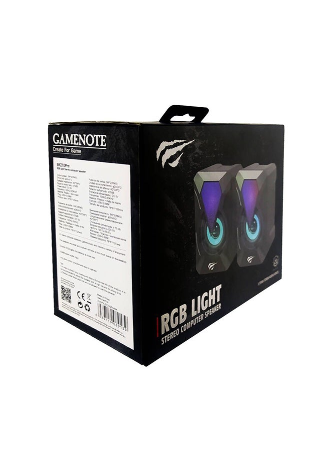 havit Havit RGB SK210PRO USB 2.0, RGB Gaming speaker - black  - Image 5