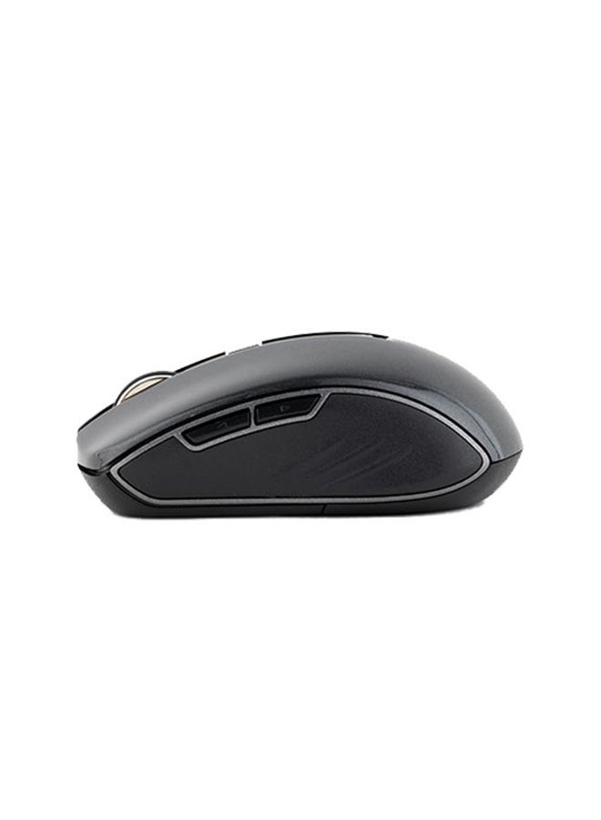 havit - MS951GT Wireless Mouse With It's Symmetrical Left And Right Ergonomics, Comfortable Grip And Not Easy To Fatigue, Black - Image 1