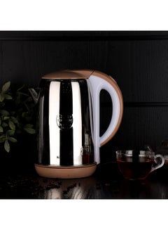 كريبتون غلاية كهربائية بدون سلك 2.2 L 1600 W KNK6127 فضي / ذهبي  - Image 2