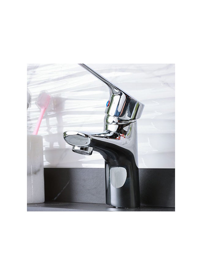 ميلانو خلاط مغسلة براتو مع مصفاة لإزالة الأوساخ فضي Standard - Image 5