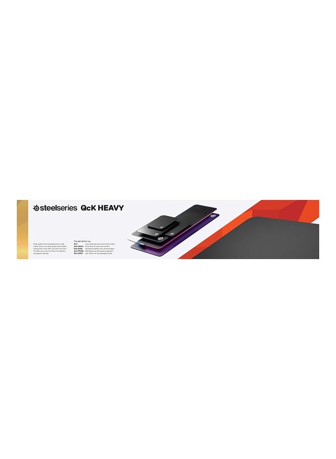 steelseries - Qck Gaming Surface - Heavy Large Gaming Mousepad with Thick Cloth Peak Tracking And Stability Optimized For Sensors - Image 1
