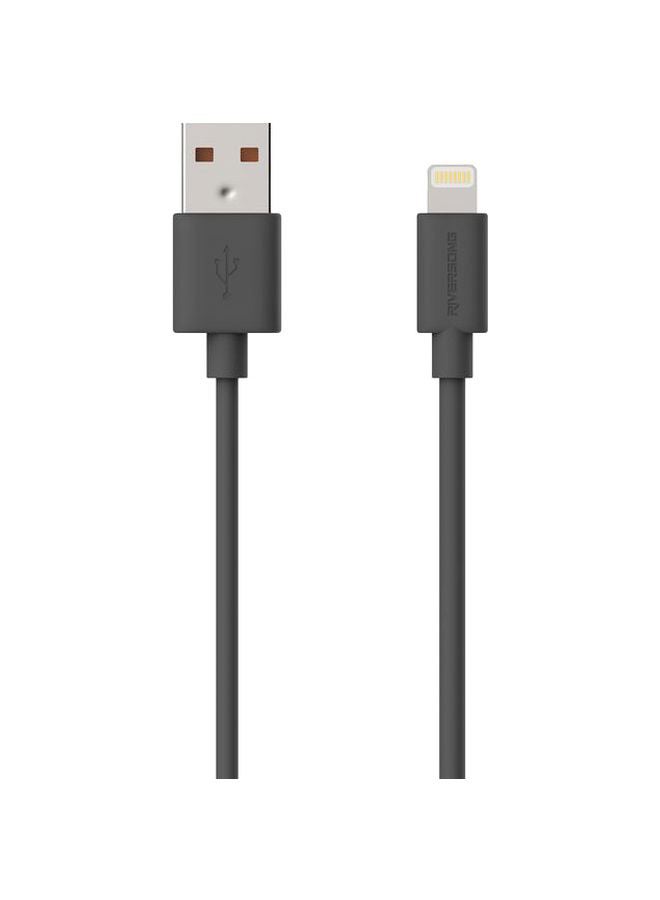 RIVERSONG Lightning Data Sync Charging Cable Black  - Image 2