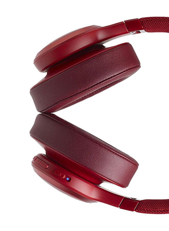 JBL - Live 500BT Bluetooth Wireless Over-Ear Headphone Red - Image 1