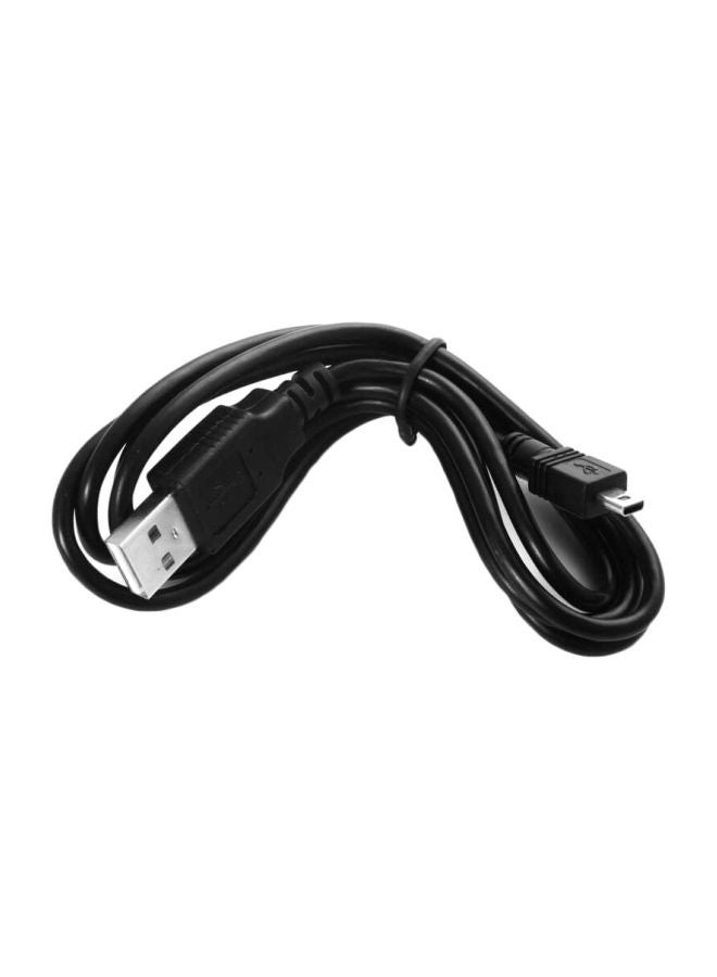 USB Mini Oval 8 Pin Connector Black
