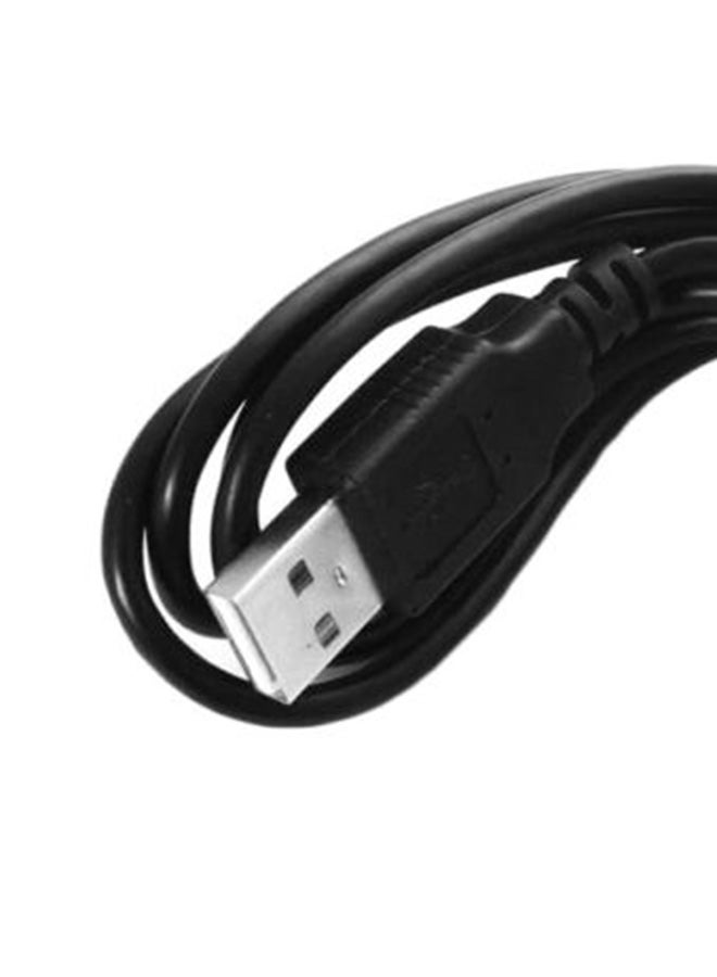 USB Mini Oval 8 Pin Connector Black