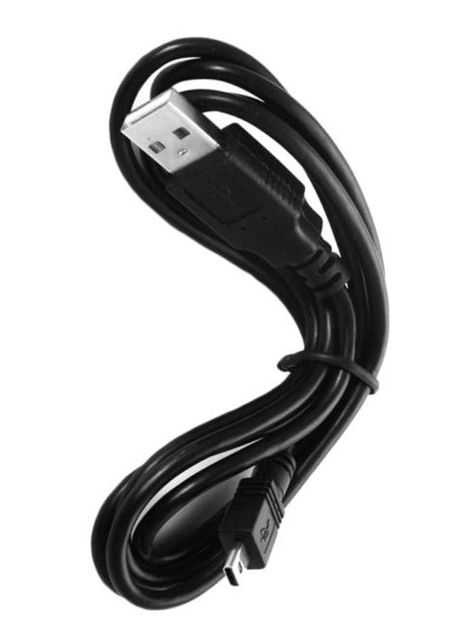 USB Mini Oval 8 Pin Connector Black