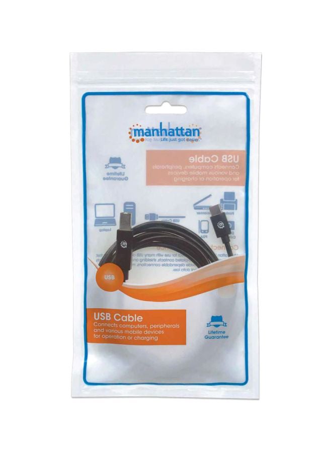 Manhattan - Hi-Speed USB C Cable Black - Image 1