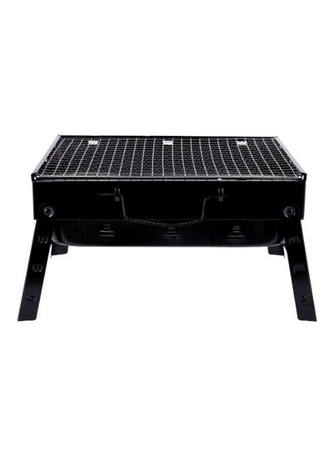 Royalford Barbeque Stand With Grill  Iron Construction Rf10358 Foldable Barbecue Charcoal Grill Black 35x27x20cm  - Image 1