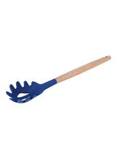 Royalford Silicon Spaghetti Server, Multi Pasta Server, RF10647 | Handle with Measurement Holes for Cooking and Serving Spaghetti | Heat Resistant Non-Stick Spaghetti Spoon Blue  - Image 2