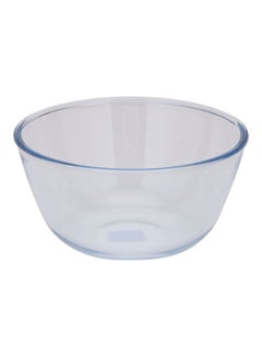 Round Borosilicate Glass Serving Bowl Clear 4.45Liters