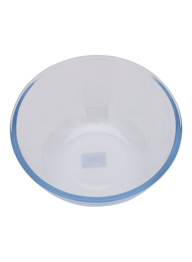 Royalford - Round Borosilicate Glass Serving Bowl Clear 4.45Liters - Image 1