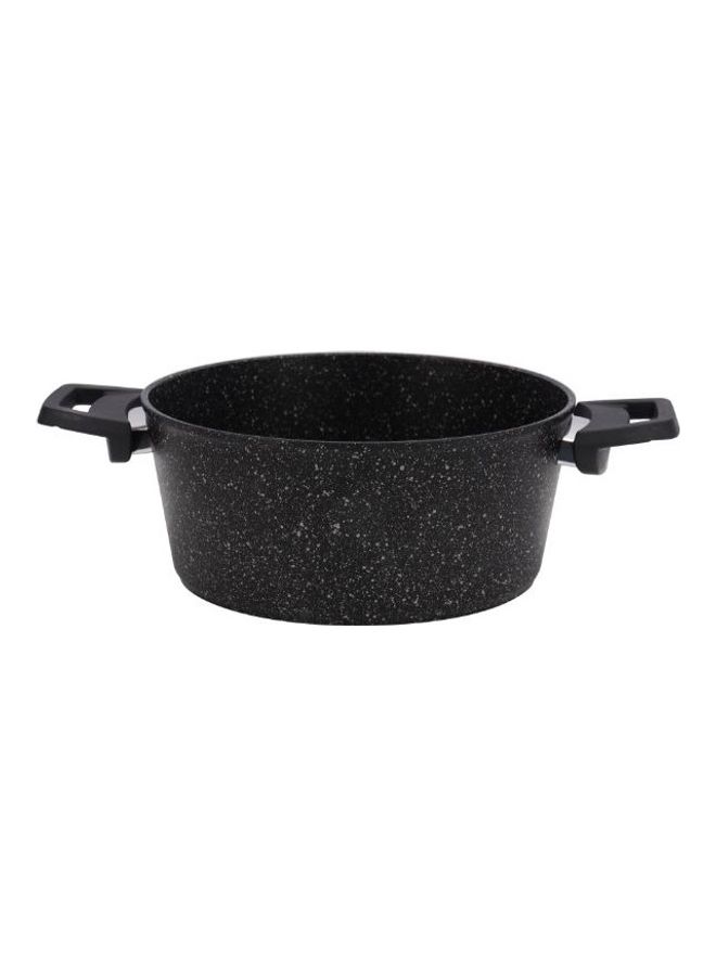 Royalford 7 Pieces Granite Coated Cookware Set With Aluminum Body And Tempered Glass Lid Black 68.5X39.5x17.5cm  - Image 4