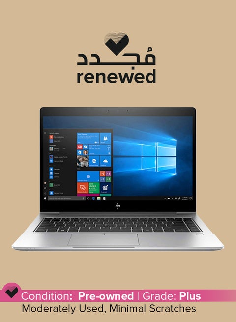 Renewed -  EliteBook 840 G6 Business Laptop With 14 inch Display,Intel Core i7-8665U CPU/8th Generation/8GB DDR4 RAM/256GB SSD Hard/Windows 10 Pro English Silver